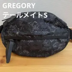 美品 GREGORY テールメイトS ブラックタペストリー ボディバッグ