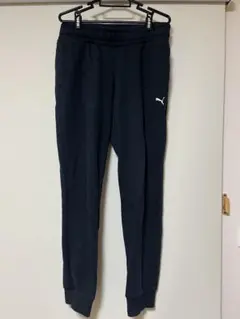 【美品】　Puma 裏起毛　黒 ジョガーパンツ　Lサイズ　テニス