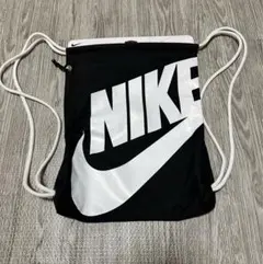 Nike ナップザック 黒/白　【新品未使用】13L 34x44cm