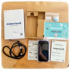 極美品 mamorino6 au ソーダ（青）キッズケータイ 動作保証 - メルカリ