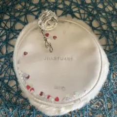 JILLSTUART ファーポーチ ホワイト