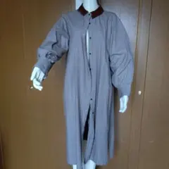 studio CLIP チェック柄ロングシャツワンピース