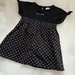 CECILMcBEE 水玉ワンピース　袖リボン