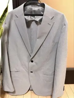 LES MUES グレー ビジネススーツ 洗濯可 ジャケット美品メンズ BB7