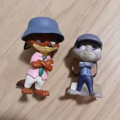ズートピア2 ガチャガチャ ならぶんです ニック ジュディ