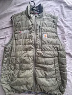 Carhartt オリーブグリーン ベスト Lサイズ - メルカリ