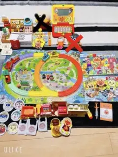 アンパンマン おもちゃまとめ売り　パソコン　レールセット　パン工場　パズル　人形