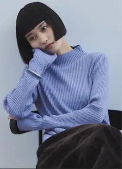 【値下げ不可】ハイネックラメニットプルオーバー