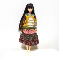 モモコハウス MOMOKOHOUSE 赤チェック フリルエプロン ミニ丈 - メルカリ