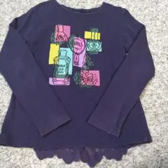 アナスイ　ANNA SUI mini 長袖カットソー パープル　130