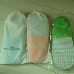 子供用スリッパ　3種類　ディズニーランドホテル　アンバサダーホテル　ミラコスタ