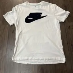 NIKE Tシャツ ホワイト ブラック ロゴ Lサイズのサムネイル