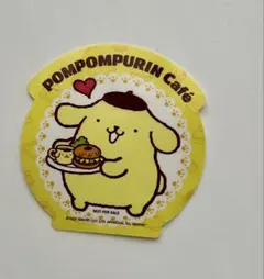 ポムポムプリン カフェ ステッカー
