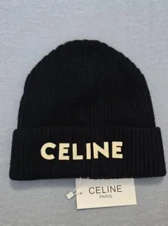 CELINE セリーヌ　エディ　スリマン スパンコール　ビーニーニット帽子 CELINE セリーヌ エディ スリマン スパンコール ビーニーニット帽子