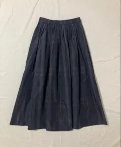 ユナイテッドアローズ　UNITED ARROWS チェックタフタフレアスカート