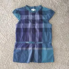 ☆BURBERRY チェックブラウス 14Y☆ - メルカリ
