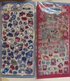 うるちゅる⭐︎キラキラ⭐︎ボンボンシール　きゅるるん　ふわふわ