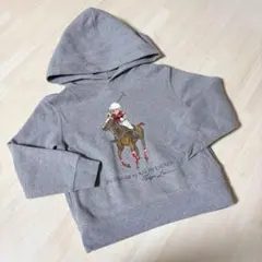 ポロラルフローレン　ポロベア　パーカー 110cm グレー