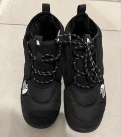 The North Face ブラックスニーカー ヌプシチャッカ 22cm