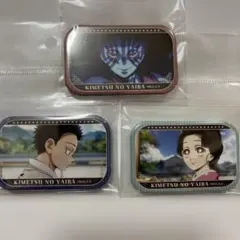 【未開封】鬼滅の刃 メモリーズスクエア 缶バッジ 狛治 恋雪 猗窩座 無限城編