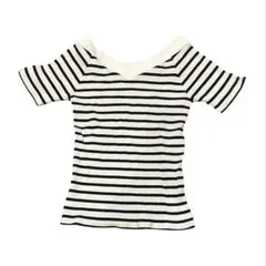 INGNI 半袖ボーダーニット　M