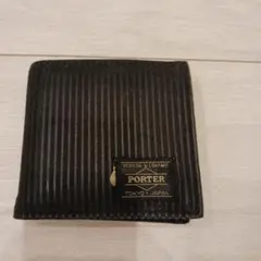 PORTER 三つ折り財布 ブラック