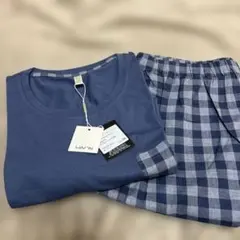 ⭐️新品未使用⭐️HACAI メンズパジャマ　半袖　ブルー　3XL