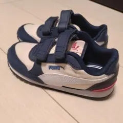 PUMA KIDFIT キッズスニーカー ネイビー　16センチ