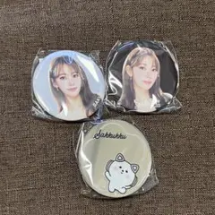 LE SSERAFIM サクラ 缶バッジ ミラー セット