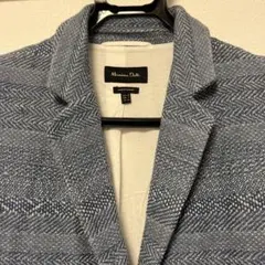 Massimo Dutti 綿麻素材　春ジャケット　XS〜Sサイズ　爽やかブルーのサムネイル