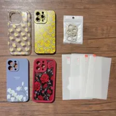 iPhone13pro用　スマホケース ガラスフィルム カメラカバーセット