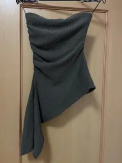 ZARA アシンメトリー ベアトップ