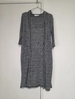 【AZUL BY MOUSSY】 フード付き カーディガン グレーのサムネイル