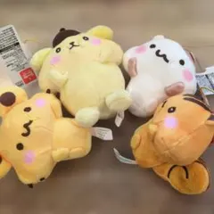 ポムポムプリン ちょこんともぐもぐマスコット 全4種コンプセット