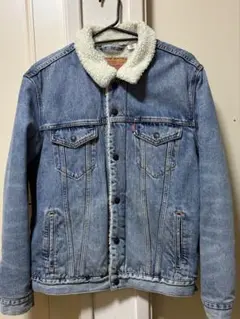Levi Strauss & Co. ボア襟デニムジャケット L リーバイス