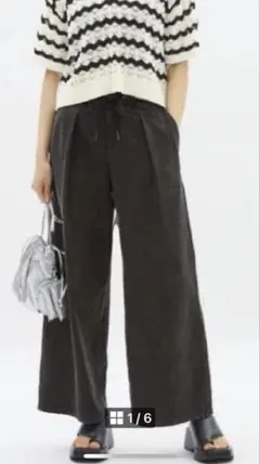 GU ウォッシュドスウェットプルオンパンツ　S