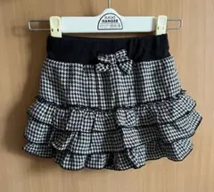 千鳥格子フリルスカート　120