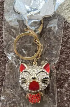 猫デザイン キーホルダー・キーリング