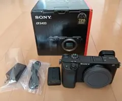 SONY α 6400ミラーレス一眼 本体 純正望遠レンズセット 95回 - メルカリ