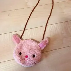 ウサギの顔ポシェット