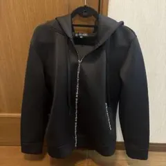 in the attic フルジップパーカー 黒　ストリート系