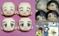【顔パーツセット】グッスマ ねんどろいど勝生勇利 ヴィクトルオビツ おまんじゅう
