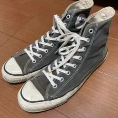 80s converse オールスター　ハイカット　ブラック　vintage