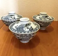 香蘭社　染付山水　蓋付煮物椀　5客 蓋付き煮物碗 5客セット 染付 山水画 - メルカリ