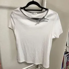 リボン付きカットソー