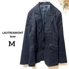 ロートレアモン リュクス リネン混 テーラードジャケット ネイビー Mサイズ