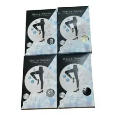 BELLE SERIES リブ着圧レギンス クールタイプXXL 4個セット