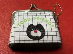 mojojojo PVCがま口ポーチ 黒