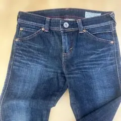 EDWINダークブルー ストレートデニム