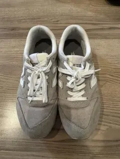 New Balance グレー/ピンク スニーカー 23.5cm